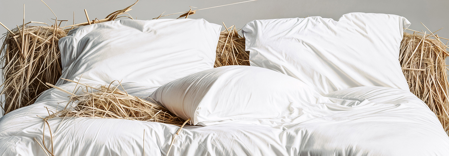 Lit de paille piquant